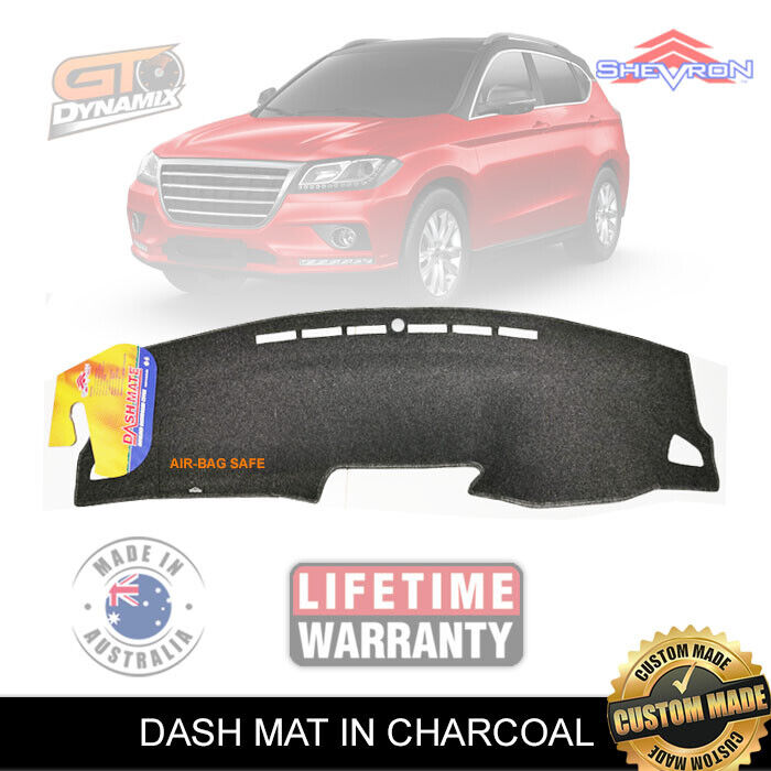 Shevron Dash Mat Haval H2 Premium City LUX 2WD Manual Auto 6/2015-2/2021 DM1416 Charcoal