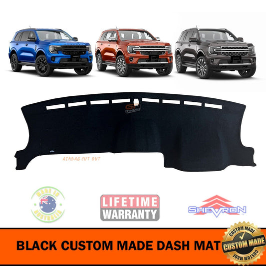 Shevron Dash Mat FORD Everest NEXT GEN Platinum 5/2022-2024 DM1652 Black