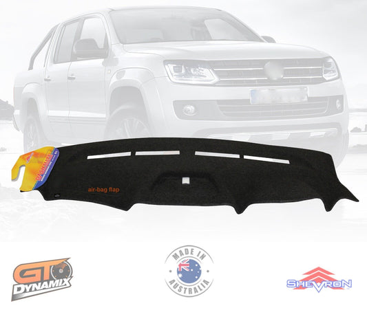 Shevron Dash Mat Volkswagen Amarok Trendline Highline Ultimate 2010-8/2016 DM1215 Black