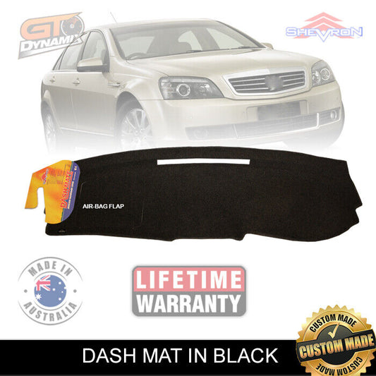 Shevron Dash Mat Holden WM Statesman Caprice 07/2006-2005/2013 DM1038 Black