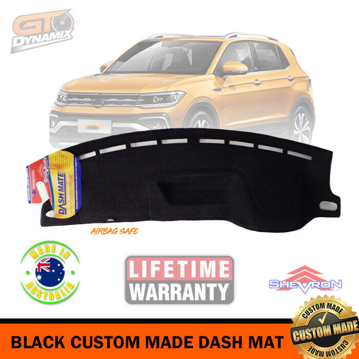 Shevron Dash Mat Volkswagen T-CROSS C1 85TSI LIFE Style Jan/2020-2024 DM1582 Black