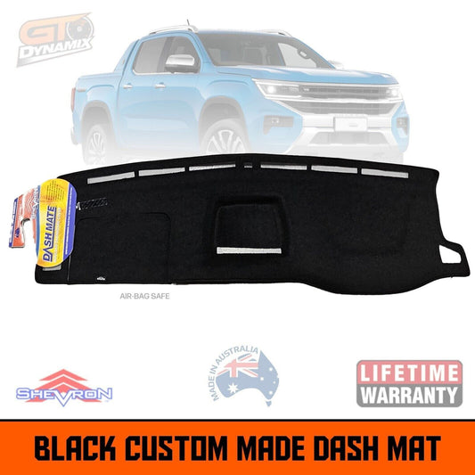 Shevron Dash Mat Volkswagen Amarok NF Life CORE Style No Speaker 12/2022-2024  DM1674 Black