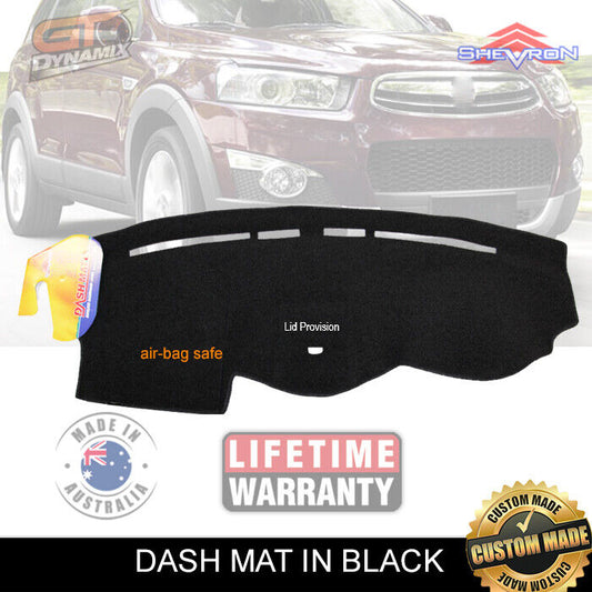 Shevron Dash Mat HOLDEN CAPTIVA LX CG 06/2006-11/2013 DM1029 Black