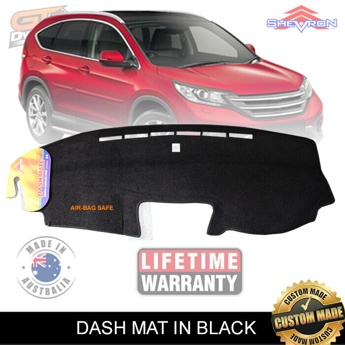 Shevron Dash Mat Honda CR-V VTi VTi-S VTi-L All Models 11/2012-5/2017 CRV DM1291 Black