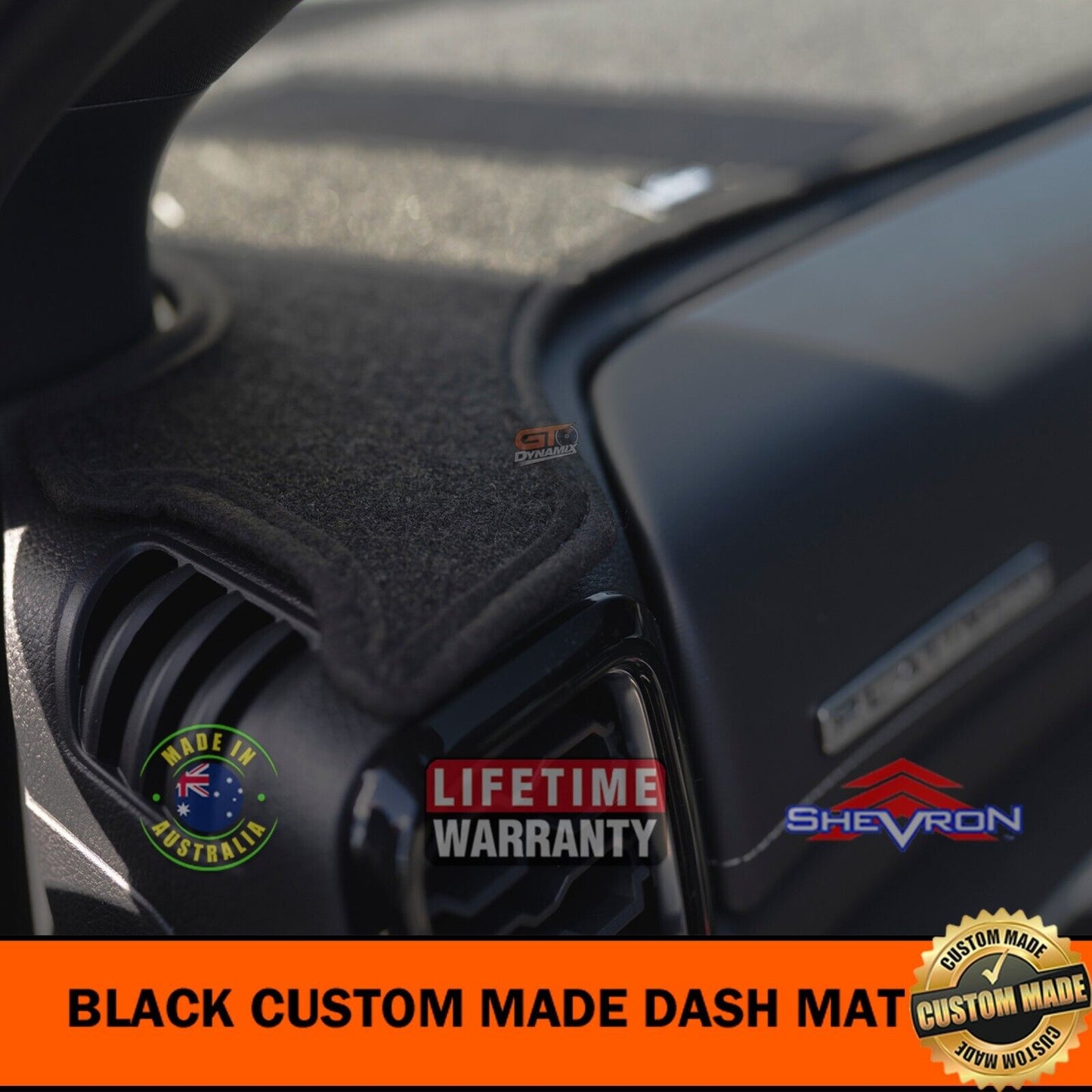 Shevron Dash Mat FORD Everest NEXT GEN Ambiente Trend SPORT 5/2022-2024 DM1652 Black