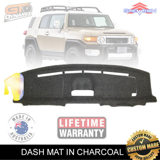 Shevron Dash Mat For Toyota FJ Landcruiser All models 3/2011-8/2016 DM1233 Charcoal