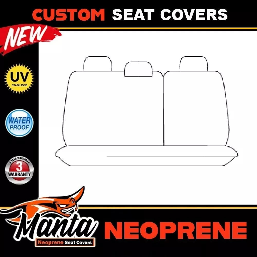 Manta Neoprene Rear Seat Covers For VW GOLF 77TSI 90TSI 77TDI 90TSI STD 92TSI 2009-2017