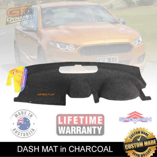 Shevron Dash Mat FORD Falcon FG-20X XR6 XR8 G6E XR6 Turbo 2015-2017 FGX DM1255 Charcoal