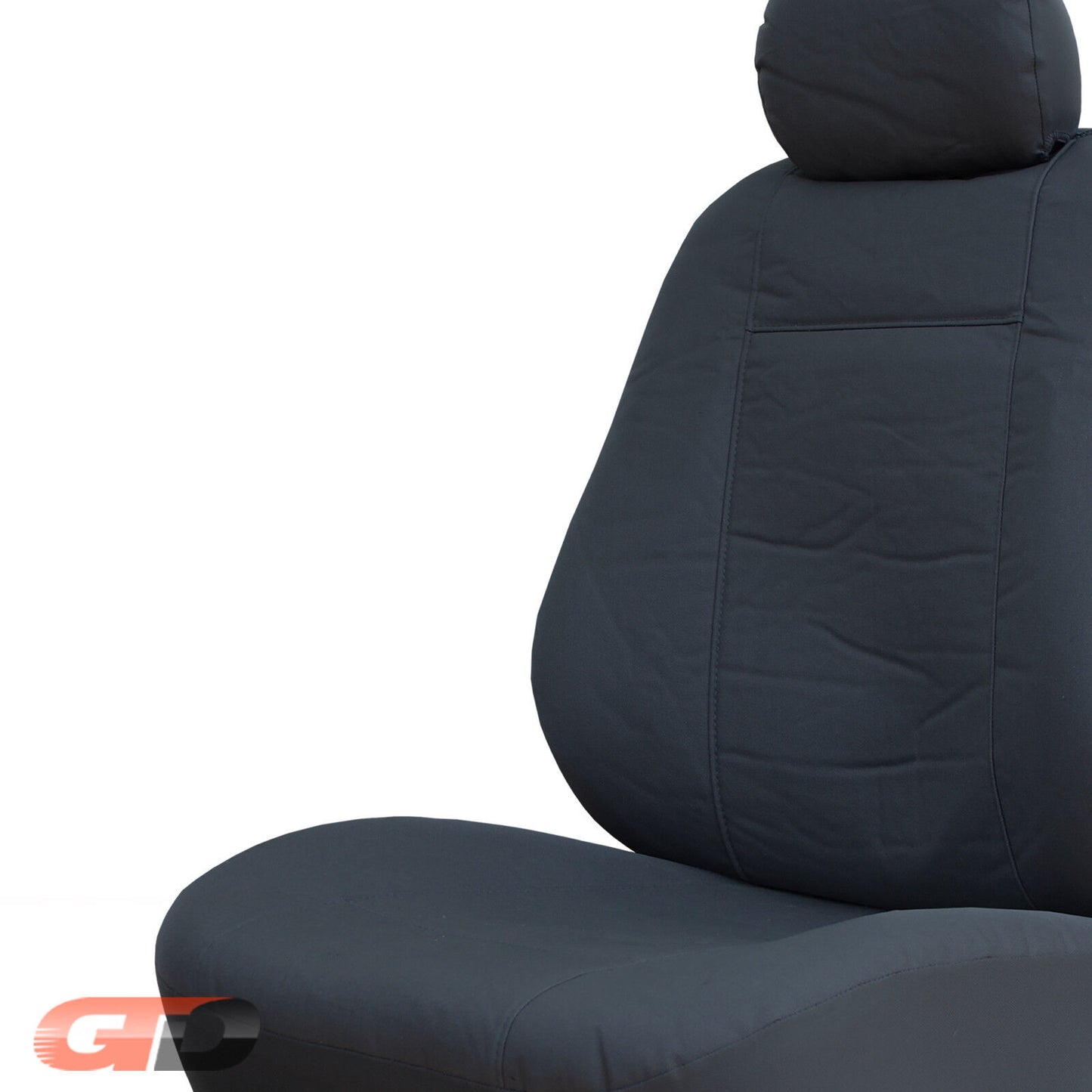 Tuff Canvas Seat Covers 2 Row For Mitsubishi TRITON Double Cab ML MN GLX/GLX-R Charcoal